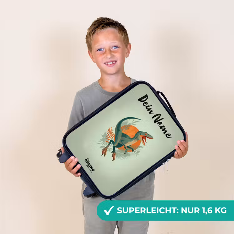Dier - Dino - Natuur Kinderkoffer - Zwart klein -sfeer4_DE