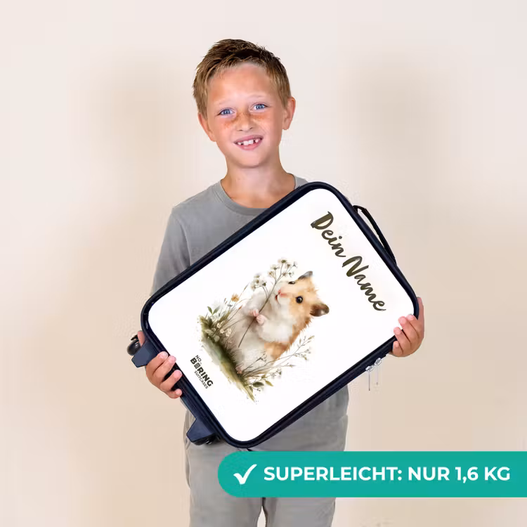 Dier - Natuur - Hamster Kinderkoffer - Zwart klein -sfeer4_DE