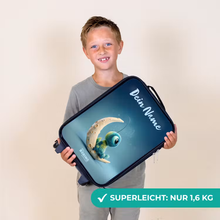 Dromerig Wezentje op de Maan Kinderkoffer - Zwart klein -sfeer4_DE