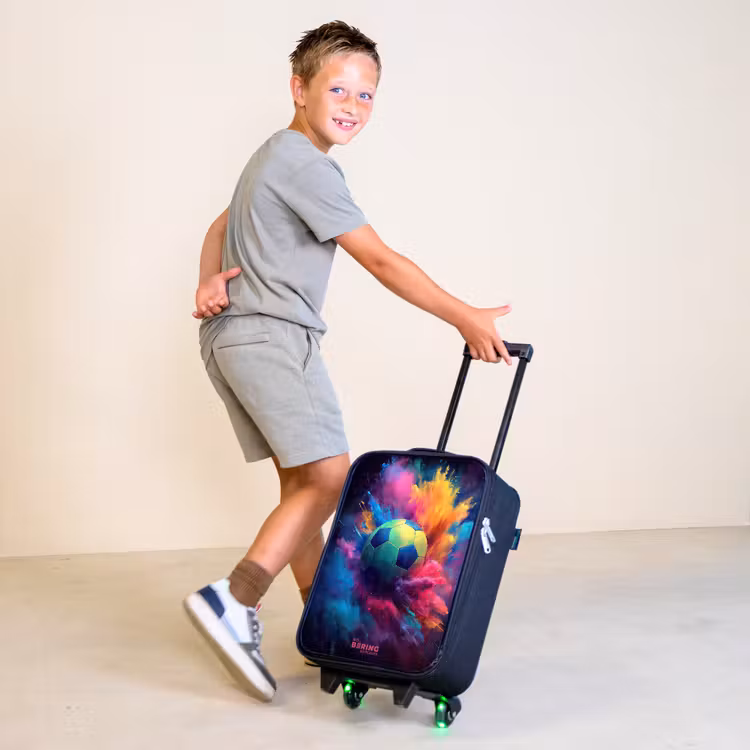 Neon - Bal - Kleurrijk Kinderkoffer - Zwart klein -sfeer3