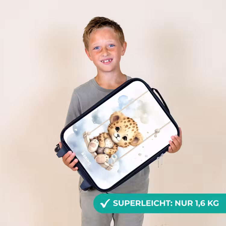 Perry panter Kinderkoffer - Zwart klein -sfeer4_DE