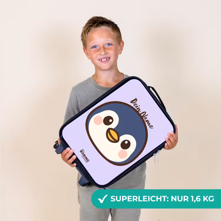 Pinguïn Kinderkoffer - Zwart klein -sfeer4_DE