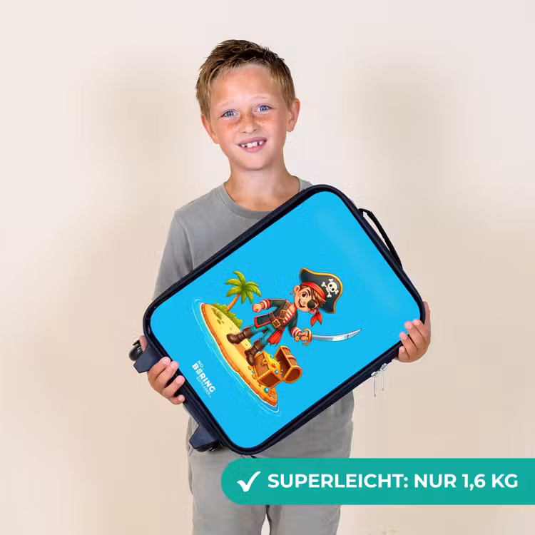 Piraat klaar om te plunderen Kinderkoffer - Zwart klein -sfeer4_DE