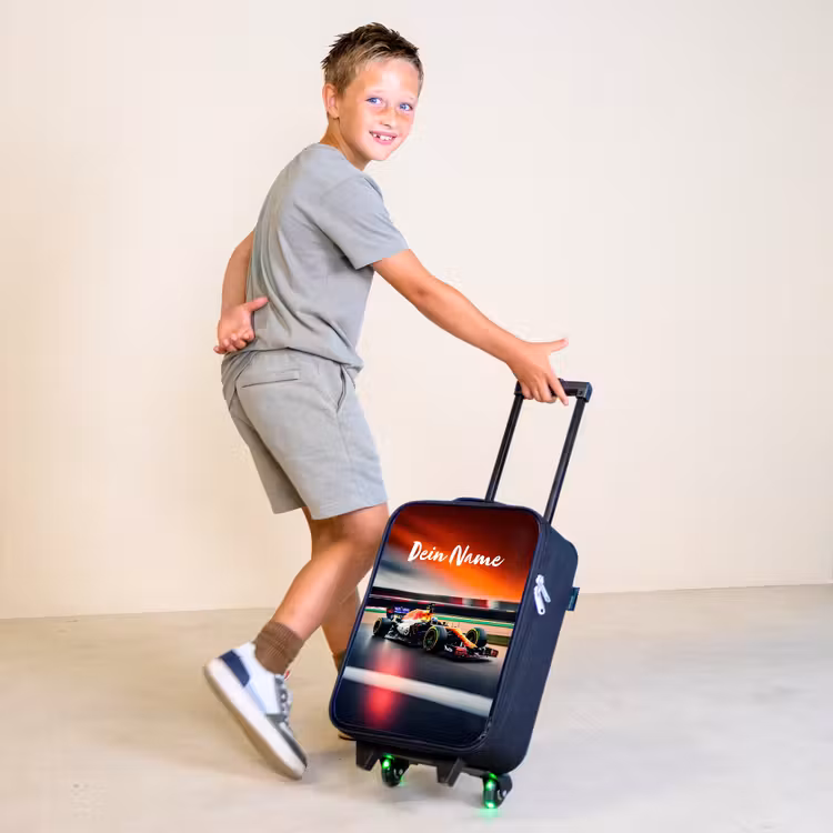 Furious F1 Kinderkoffer - Zwart klein -sfeer3