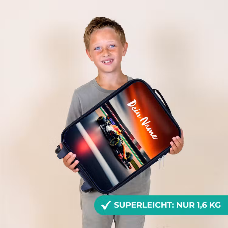 Furious F1 Kinderkoffer - Zwart klein -sfeer4_DE