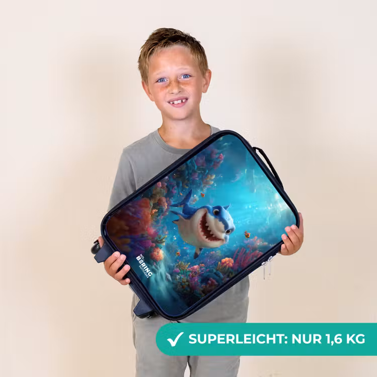 Rif - Koraal - Haai - Dier Kinderkoffer - Zwart klein -sfeer4_DE
