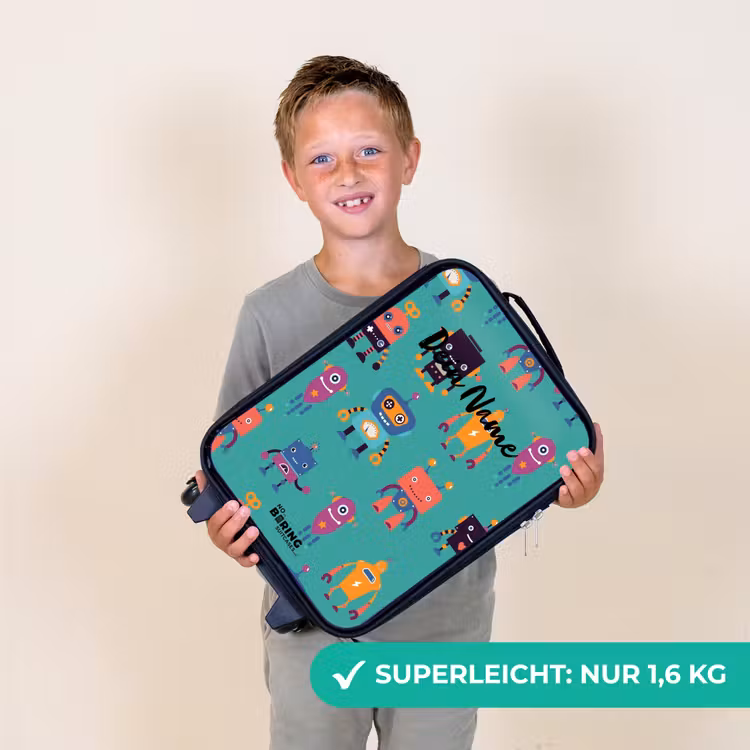 Robo rave Kinderkoffer - Zwart klein -sfeer4_DE
