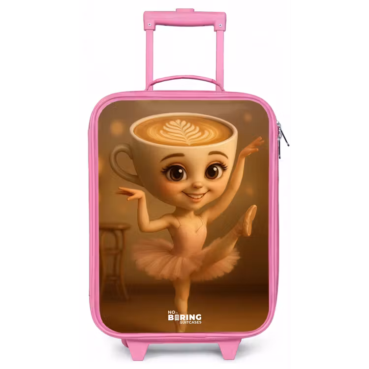 Ballerina Cappuccina Kinderkoffer - Roze klein -zz3dotto