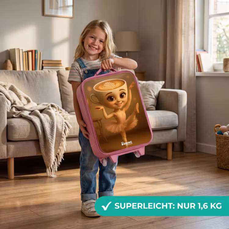 Ballerina Cappuccina Kinderkoffer - Roze klein -sfeer2_DE