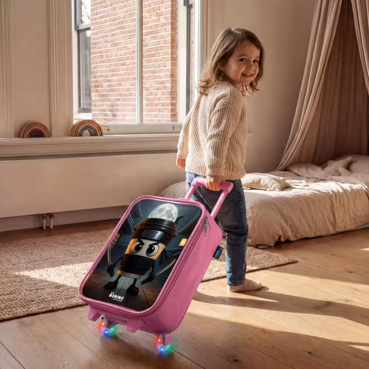 Capuchino Assassino Kinderkoffer - Roze klein -sfeer1
