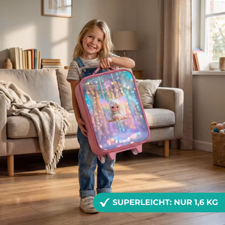 Fee - Elf - Regenboog Kinderkoffer - Roze klein -sfeer2_DE