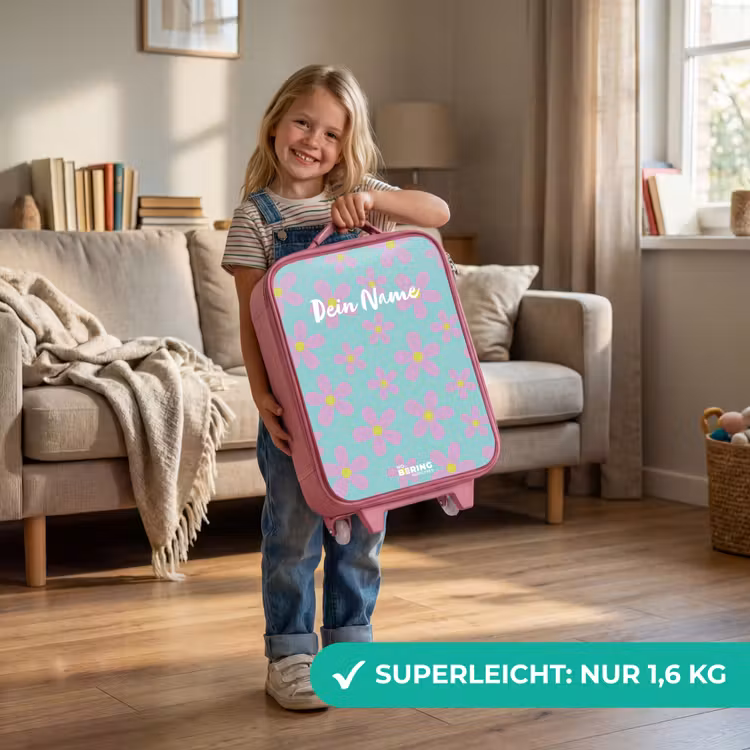 Madeliefjesmania mint Kinderkoffer - Roze klein -sfeer2_DE