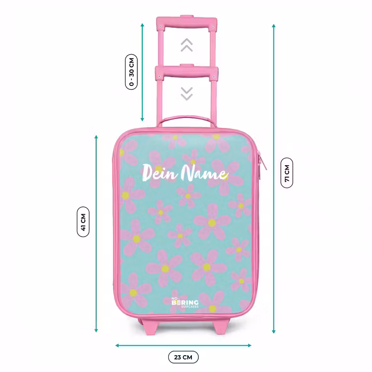 Madeliefjesmania mint Kinderkoffer - Roze klein -productfoto_formaten