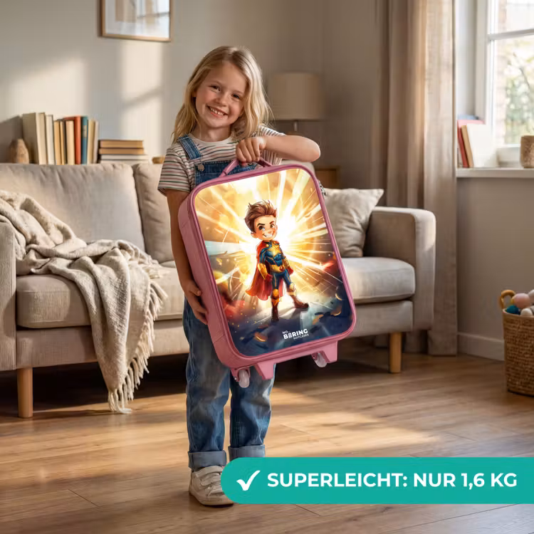 Gerard goldstar Kinderkoffer - Roze klein -sfeer2_DE