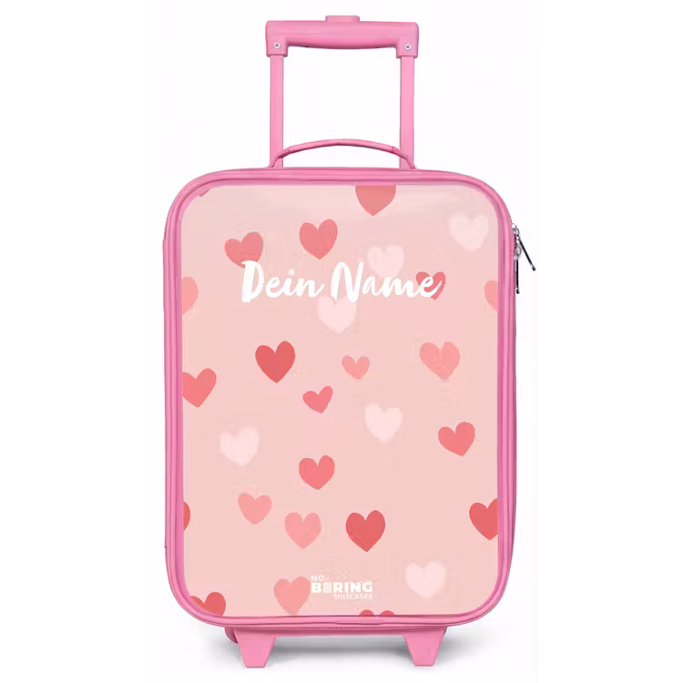 Hartjes Kinderkoffer - Roze klein -zz3dotto