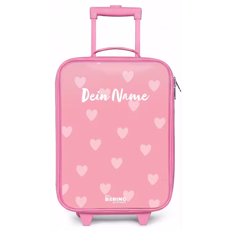 Hartjesritme Kinderkoffer - Roze klein -zz3dotto