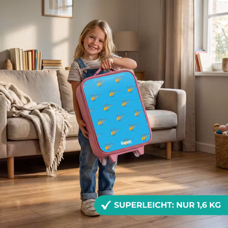 Helikopter heibel Kinderkoffer - Roze klein -sfeer2_DE