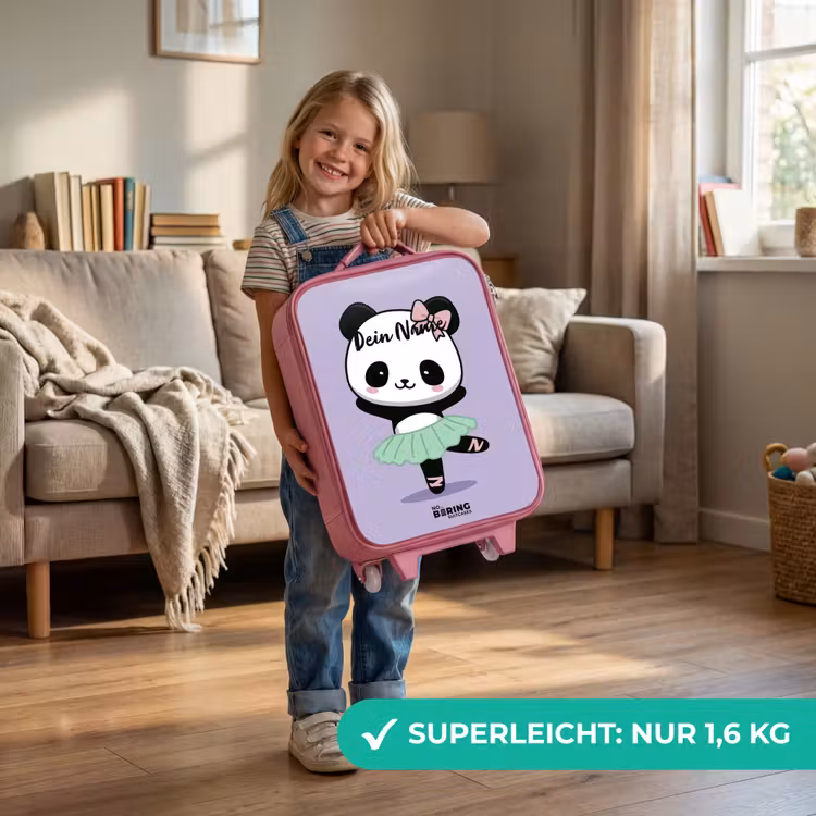 Kawai - Ballet - Panda Kinderkoffer - Roze klein -sfeer2_DE