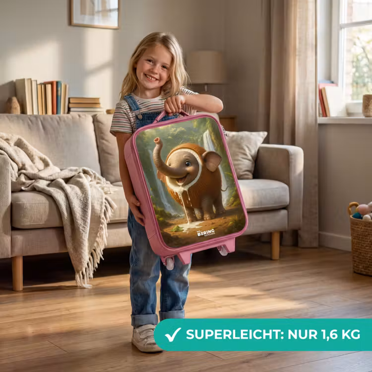 Coconote Elephante Kinderkoffer - Roze klein -sfeer2_DE