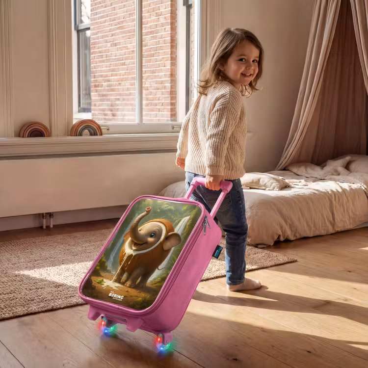 Coconote Elephante Kinderkoffer - Roze klein -sfeer1