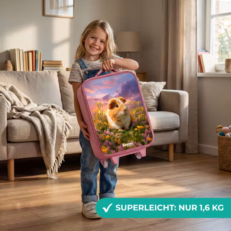Cavia - Natuur - Dier Kinderkoffer - Roze klein -sfeer2_DE
