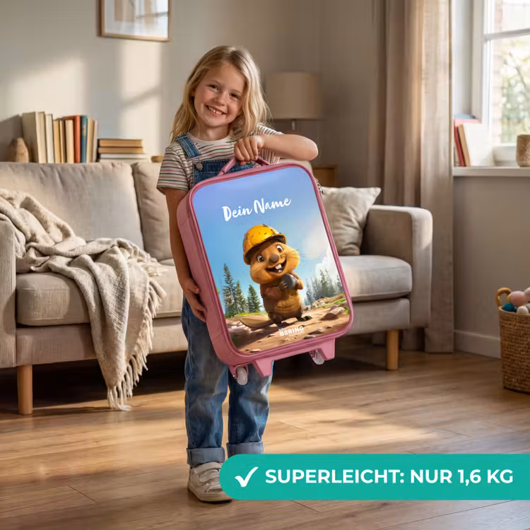 Billy Bouwhelm Kinderkoffer - Roze klein -sfeer2_DE