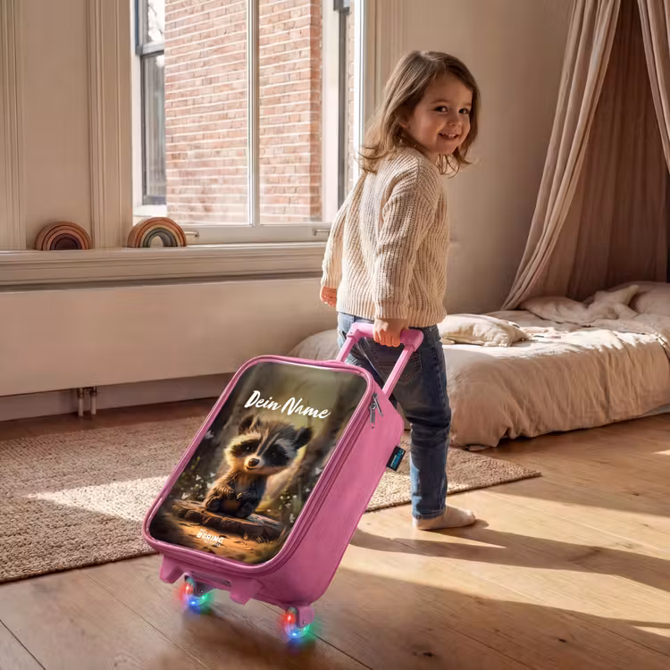 Bobby Bosboom Kinderkoffer - Roze klein -sfeer1