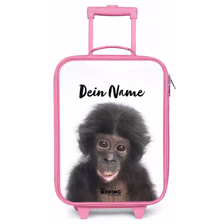 Charlie Chimp Kinderkoffer - Roze klein -zz3dotto