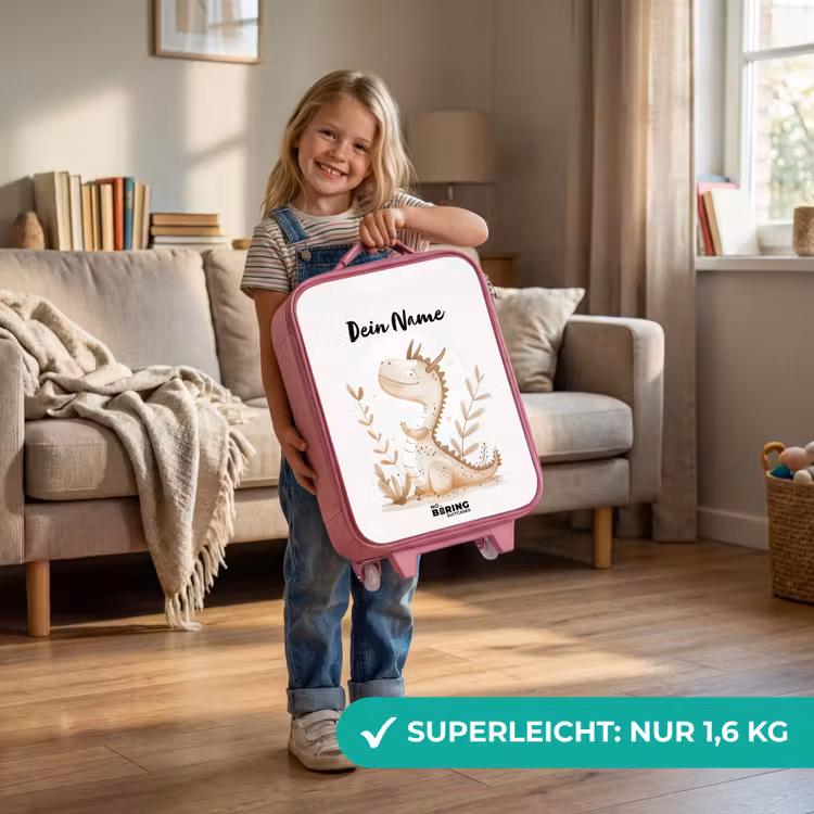 Dobby draakje Kinderkoffer - Roze klein -sfeer2_DE