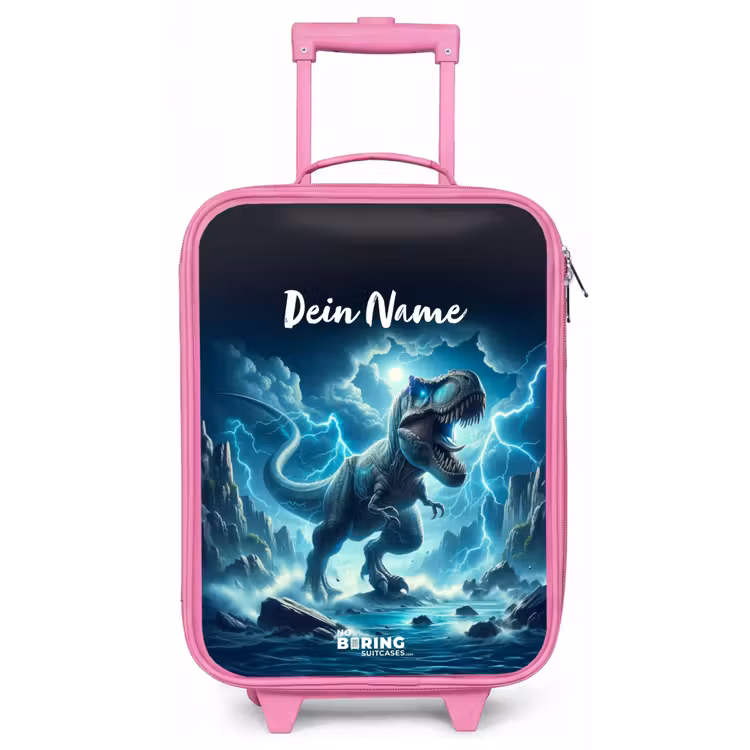 Donderslagdino Kinderkoffer - Roze klein -zz3dotto