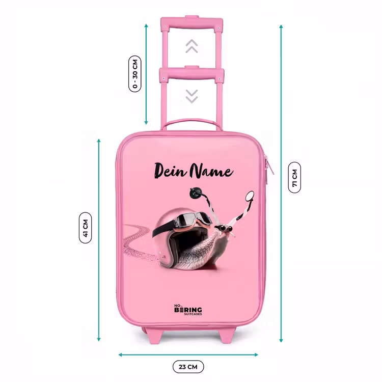 Escar-Go - Roze Kinderkoffer - Roze klein -productfoto_formaten