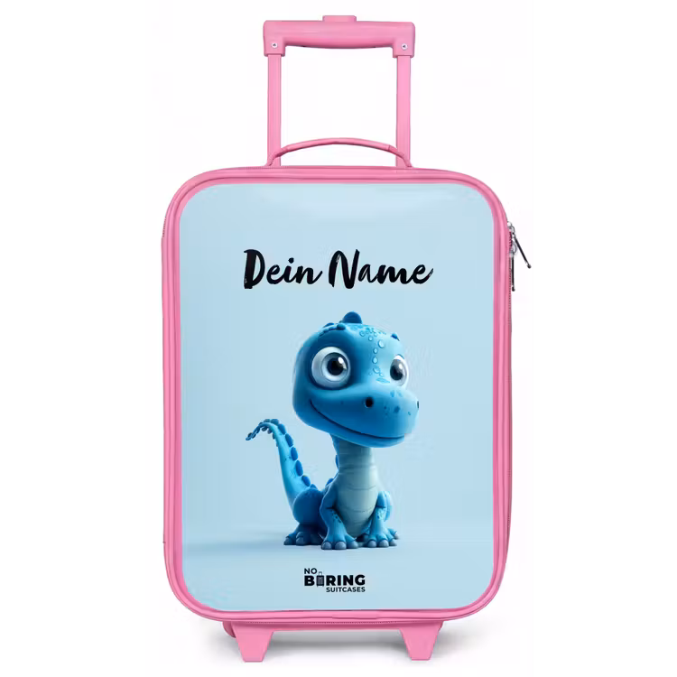 Blije Bronto Kinderkoffer - Roze klein -zz3dotto