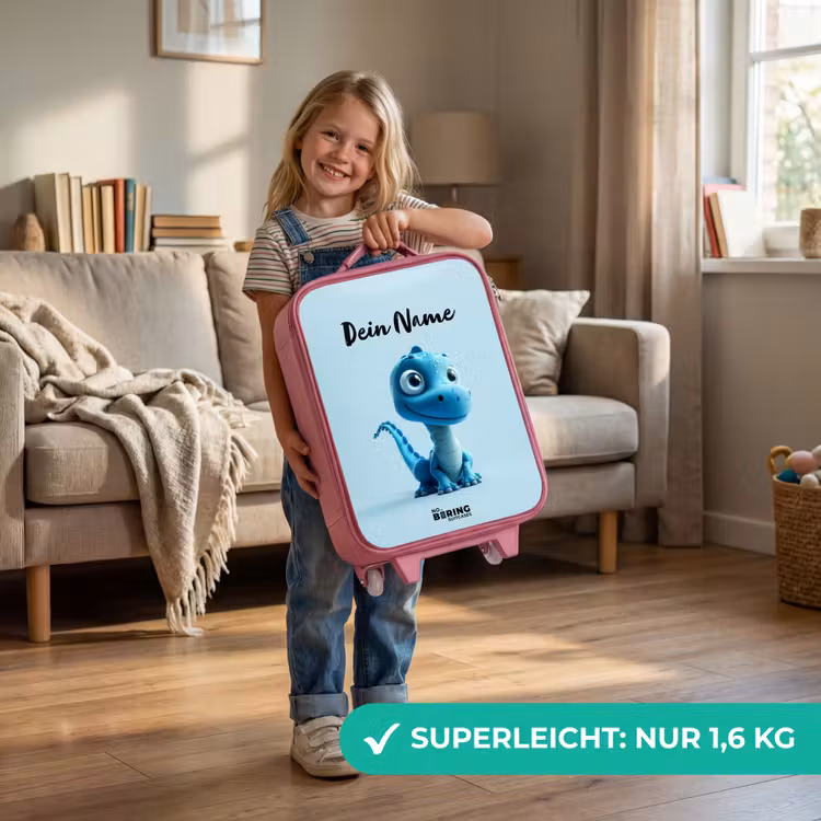 Blije Bronto Kinderkoffer - Roze klein -sfeer2_DE