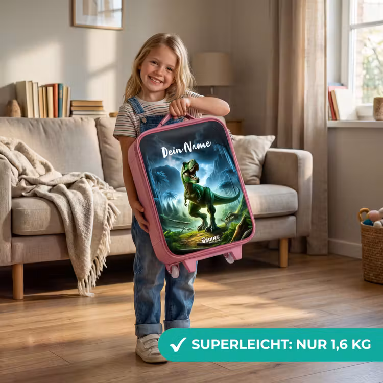 Junglosaurus Kinderkoffer - Roze klein -sfeer2_DE