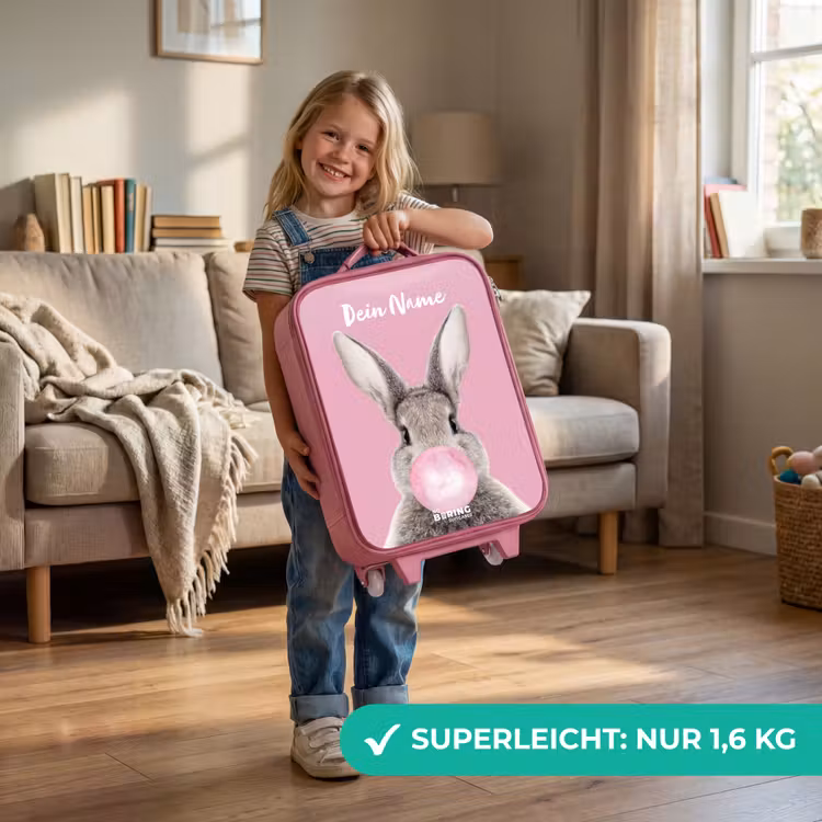 Kauwend knaagje Kinderkoffer - Roze klein -sfeer2_DE