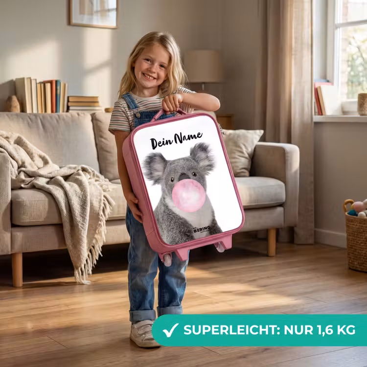 Kauwgom koala Kinderkoffer - Roze klein -sfeer2_DE
