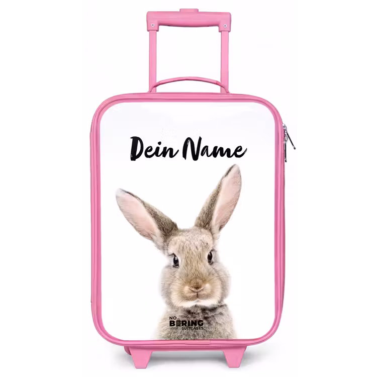 Koen Konijn Kinderkoffer - Roze klein -zz3dotto