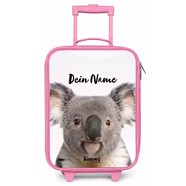 Schattige Koala Beer Kinderkoffer - Roze klein -zz3dotto