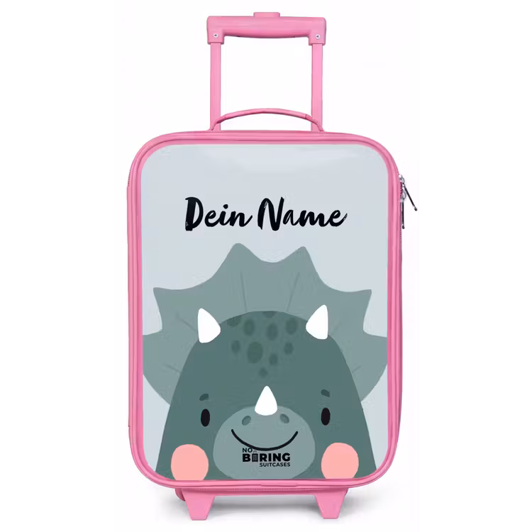Tigo triceratops Kinderkoffer - Roze klein -zz3dotto