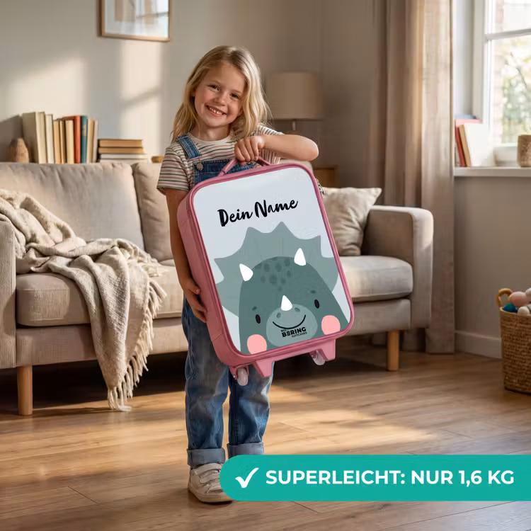 Tigo triceratops Kinderkoffer - Roze klein -sfeer2_DE