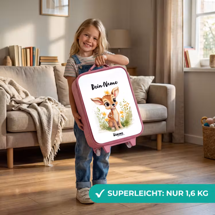 Tilly tuinhertje Kinderkoffer - Roze klein -sfeer2_DE