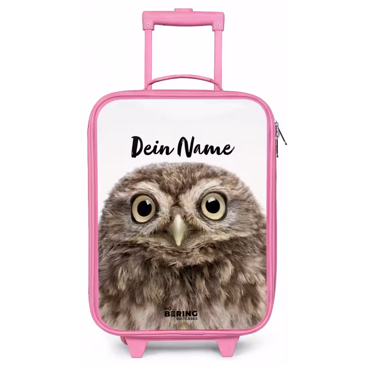 Ulke Uil Kinderkoffer - Roze klein -zz3dotto