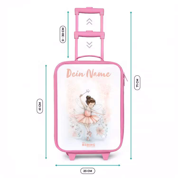 Ballerina - Elf - Fee Kinderkoffer - Roze klein -productfoto_formaten