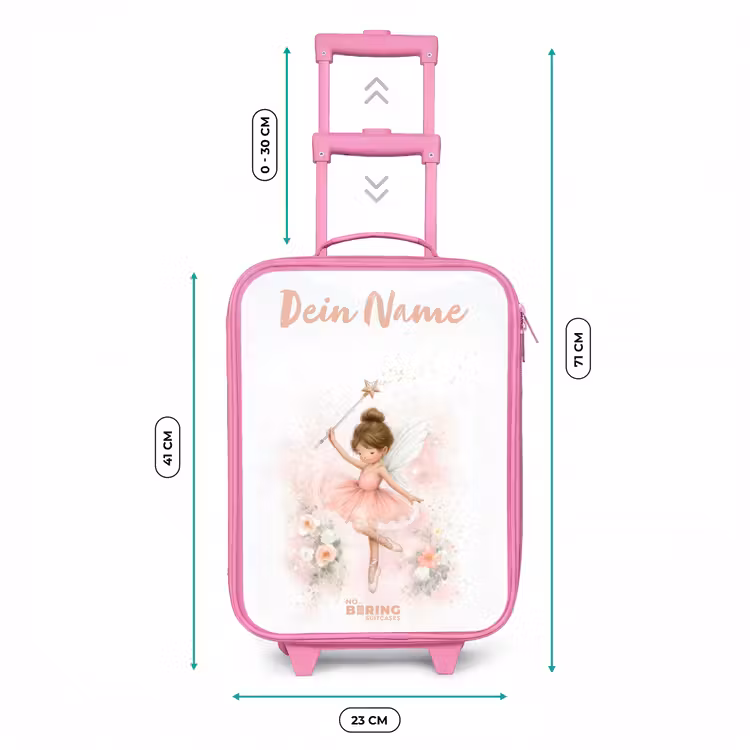 Ballerina fee in roze Kinderkoffer - Roze klein -productfoto_formaten