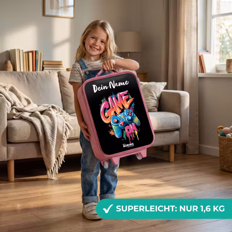 Controller - Game - Graffiti - Tekst Kinderkoffer - Roze klein -sfeer2_DE