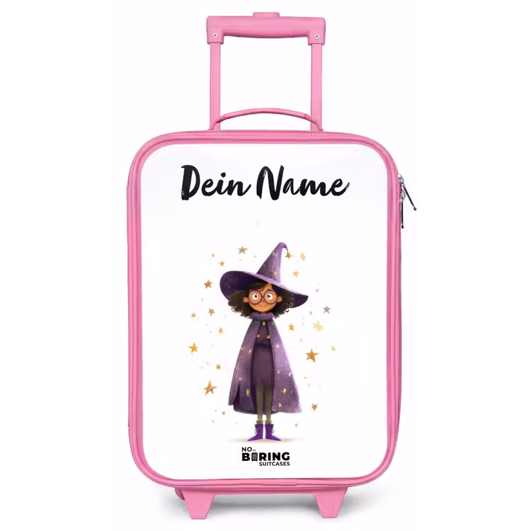 De paarse tovenaarsmantel Kinderkoffer - Roze klein -zz3dotto