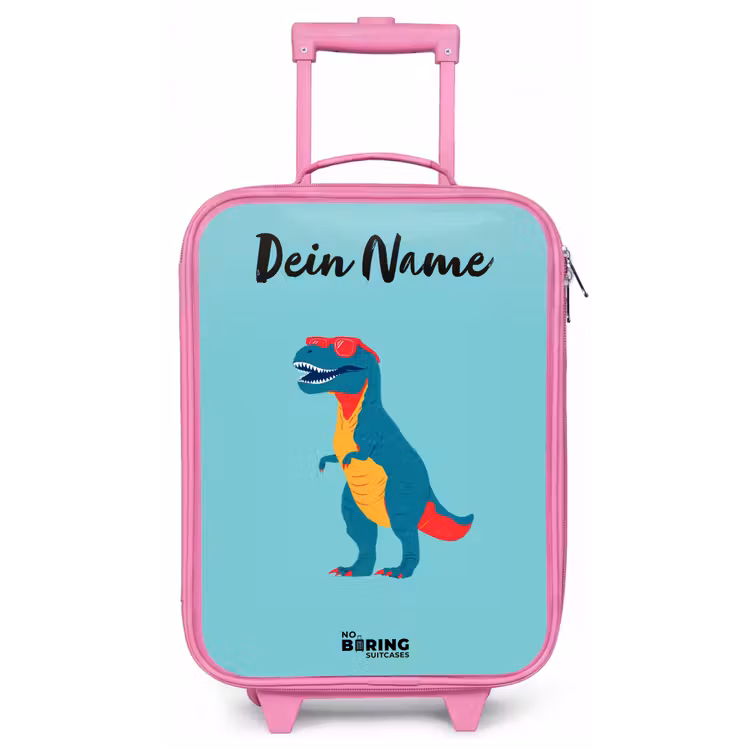 Dino - Dier - Zonnebril Kinderkoffer - Roze klein -zz3dotto