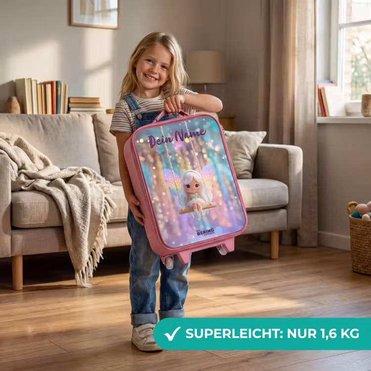Fee - Elf - Regenboog Kinderkoffer - Roze klein -sfeer2_DE
