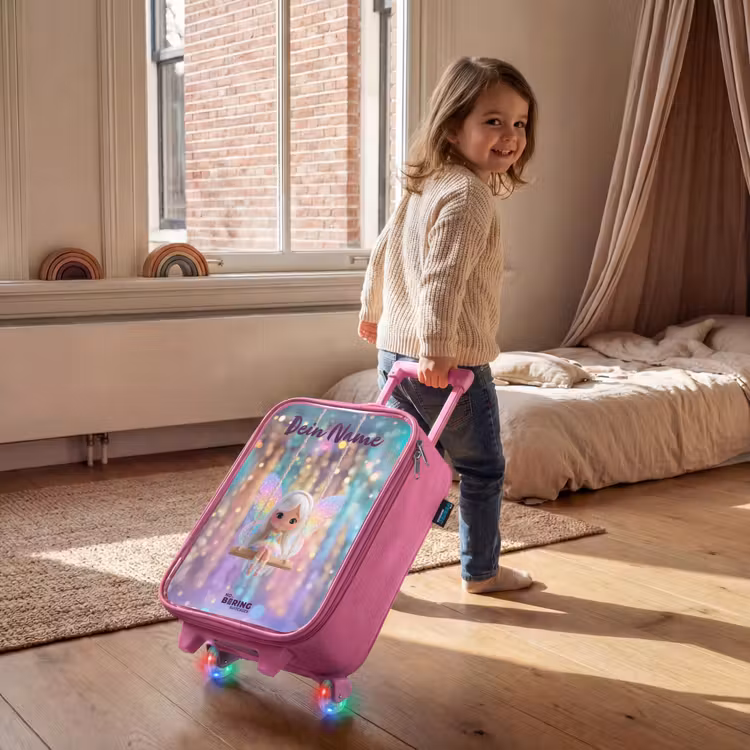 Fee - Elf - Regenboog Kinderkoffer - Roze klein -sfeer1