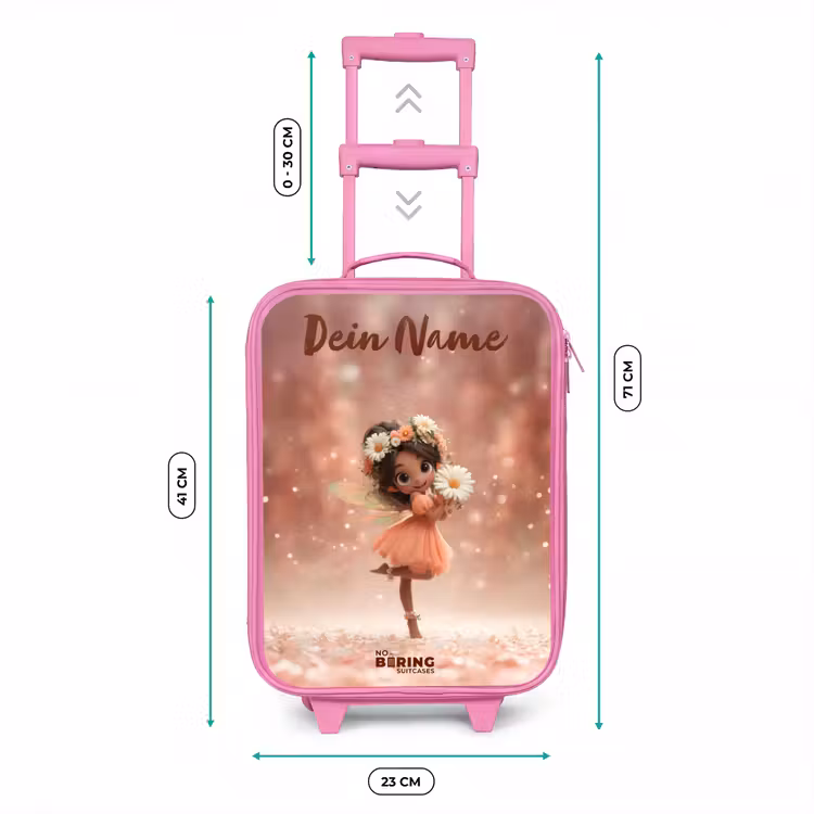 Fee met madeliefjes Kinderkoffer - Roze klein -productfoto_formaten